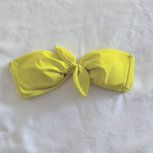 Neon Yellow bikini top